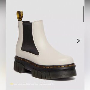 DOC MARTEN AUDRICK NAPPA LEATHER PLATFORM CHELSEA BOOTS